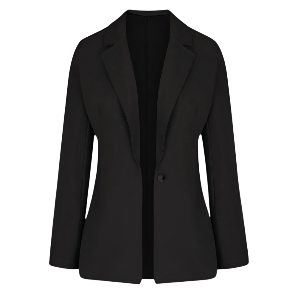 Nivara - Minimalistische effen blazer voor dames