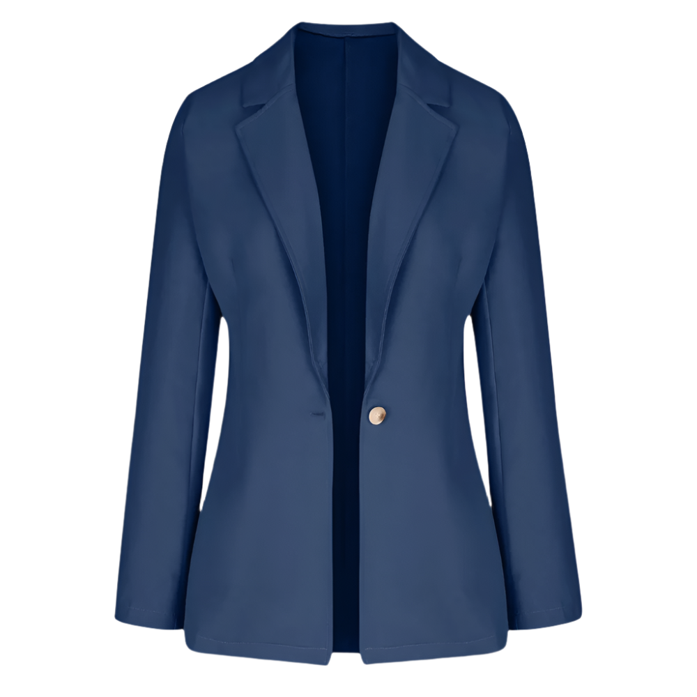Nivara - Minimalistische effen blazer voor dames