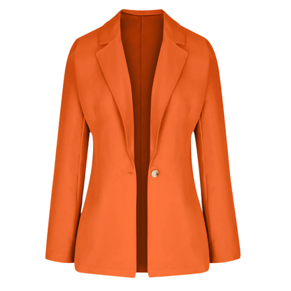 Nivara - Minimalistische effen blazer voor dames