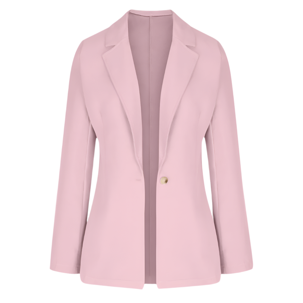 Nivara - Minimalistische effen blazer voor dames